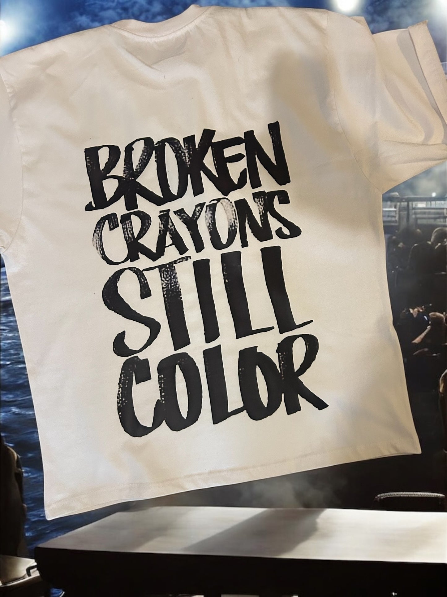 Broken Crayon Over Sized T-Shirt